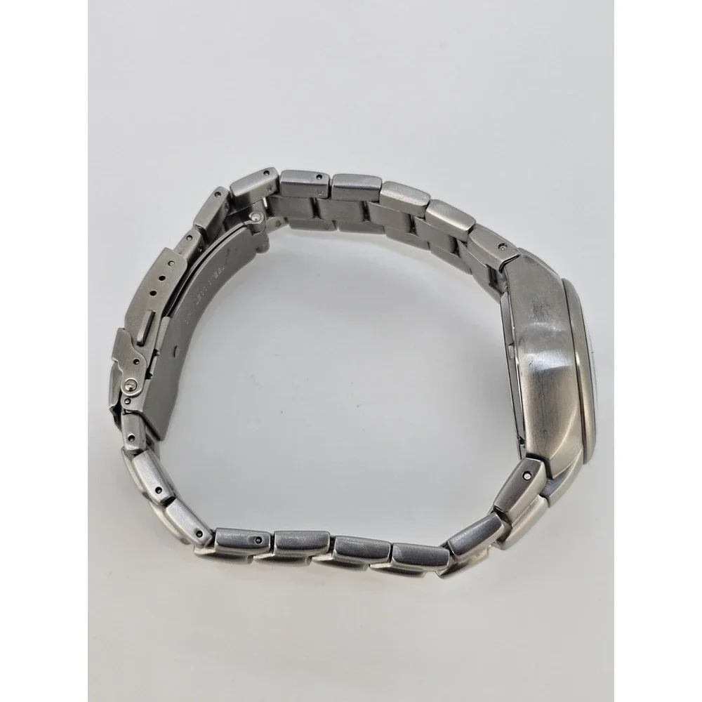 Fossil Big Tic Women Watch 32MM Animated Flames Dial Gray Band 7.25